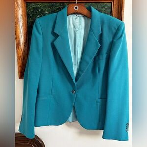 Vintage Teal Blazer